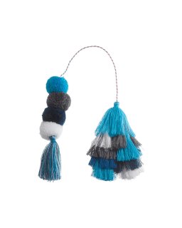 Bogg Bag Bauble - Ocean Double Tassel