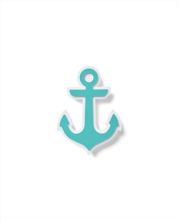 Bogg Bit - Turquoise Anchor