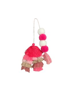 Bogg Bag Bauble - Straw Market Double Tassel