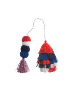 Bogg Bag Bauble - Usa Double Tassel