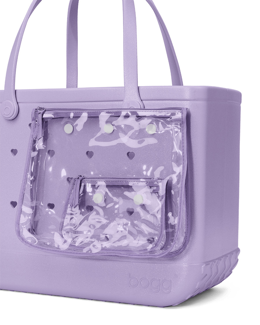Original Bogg Bag - Heart Shimmer Lilac